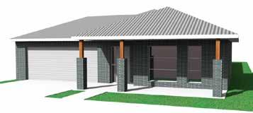 of the garage door. Roofing materials are to be either concrete or terracotta tiles or prefinished and precoloured metal roofing. Tiles are to be low profile of a single colour.