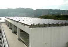 Moreover, there is plenty of natural wind for ventilation and lower the operating temperature of the solar panel. This is eminently suitable for PVs.