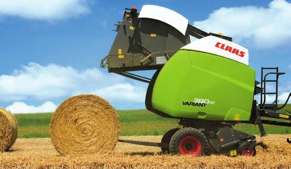 Active control: precise guidance and quiet running. The VARIANT features a specially developed hydraulic bale density control system designed to produce maximum bale density in all conditions.