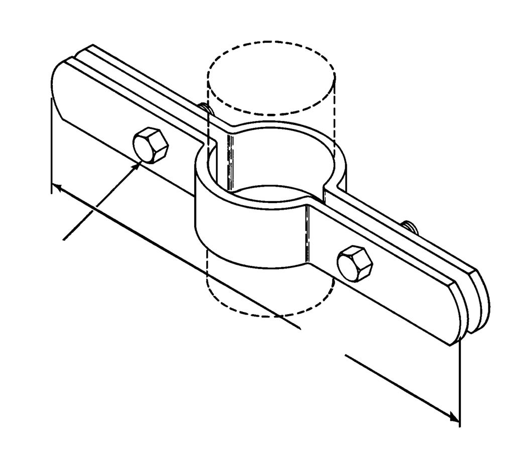 . A - Riser Clamps Fig. B - Standard Riser Clamp (TOLCO Fig. 6) Fig. BF - Felt Lined Standard Riser Clamp (TOLCO Fig. 6F) Fig. BC - PVC Coated Standard Riser Clamp (TOLCO Fig.
