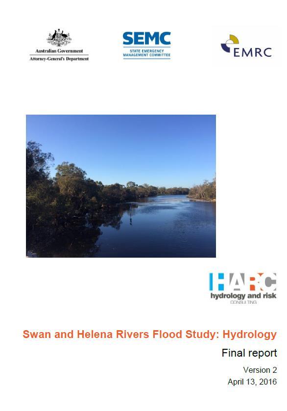 Stage One - Hydrology Natural Disaster Resilience Program 2014-15 funding under National Partnership Agreement administered by State Emergency Management Committee Project partners included:
