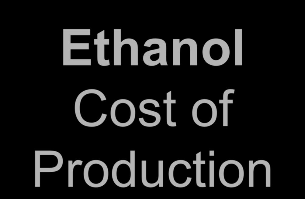 Ethanol Cost