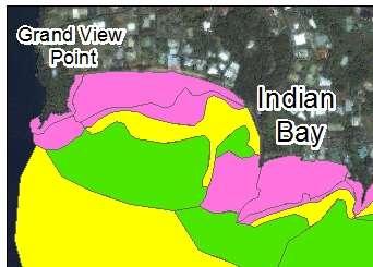 Indian Bay = Grade D Large amounts of reef & seagrass beds Fish nursery throughout # & Types Fish =