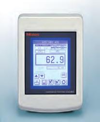 Statistical processing Touch-screen type Touch-screen operation with a back-lit LCD graphic display. Remote selection of the test force linked to the hardness scale selection.