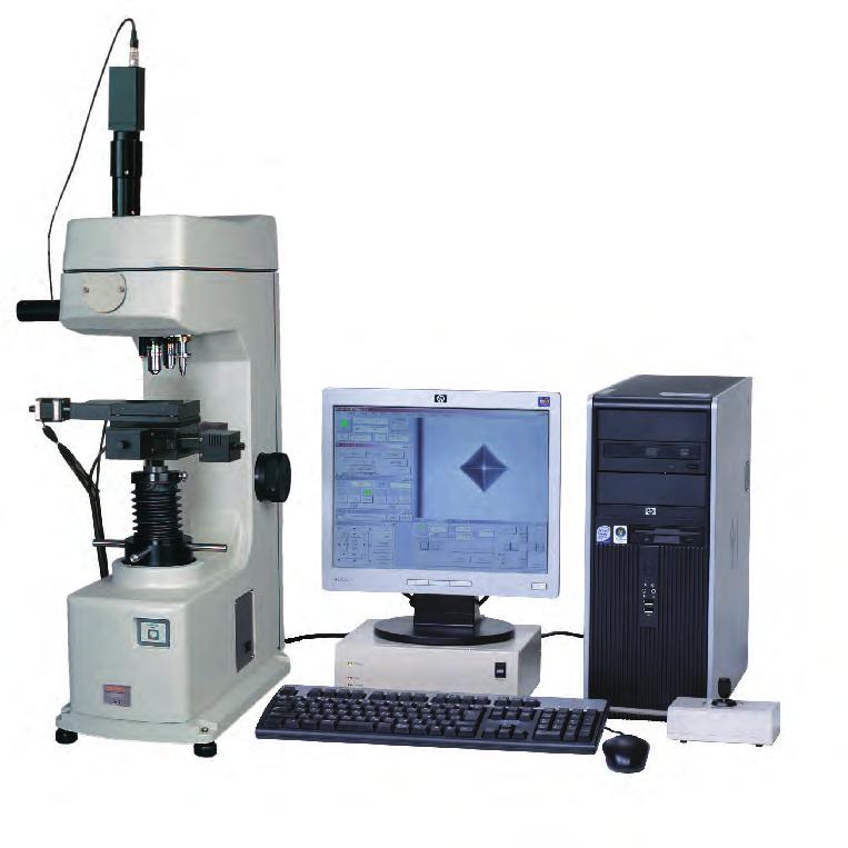 AAV-500 Automatic Vickers Hardness Testing System This system can perform all operations required in the Vickers and Knoop hardness tests such as loading, turret indexing, focusing, indentation