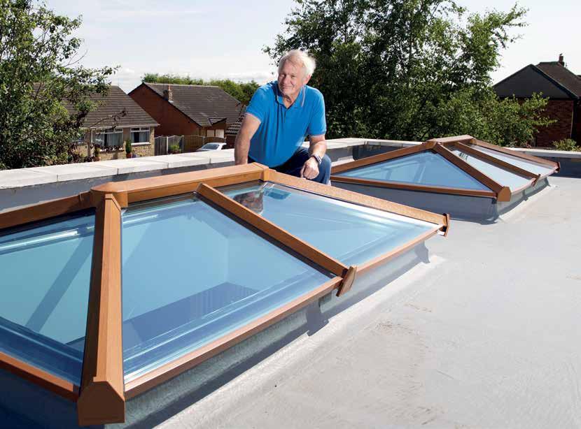 CASE STUDY SKYPOD TRANSFORMS FLAT-ROOF EXTENSION When builder Colin Clarkson visited his local Eurocell branch in Wakefield to get a price on some roof tiles, he did not expect to end up renovating