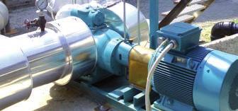 twin screw pumps of the L- and L-series are primarily installed because of their solids handling abilities.