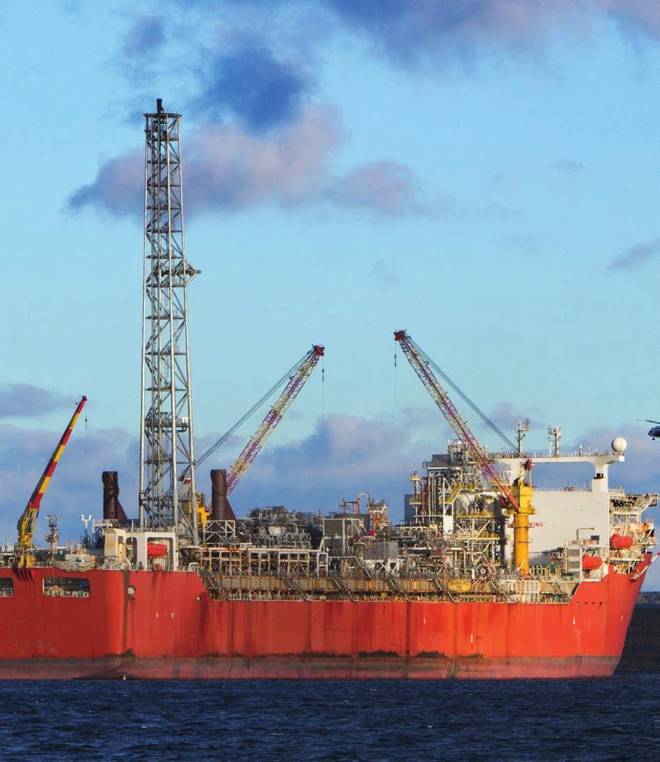 FPSO FPSO The offshore oil & gas industry uses floating production, storage and off-loading (FPSO) vessels in order to process and store gas and oil until it can be unloaded onto tankers or forwarded