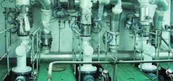 FPSO L ELECTRIC DEHYDRATING PUMP One method used to separate water from oil in offshore oil fields is the principle of electrostatic separation.