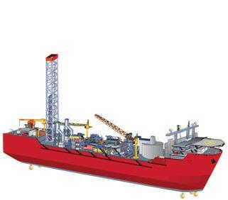 CRUDE FORWARDING PUMP After the electrostatic separation Leistritz triple screw pumps, series L, are used for transferring oil from the settling tank to the storage tank in the FPSO vessel.