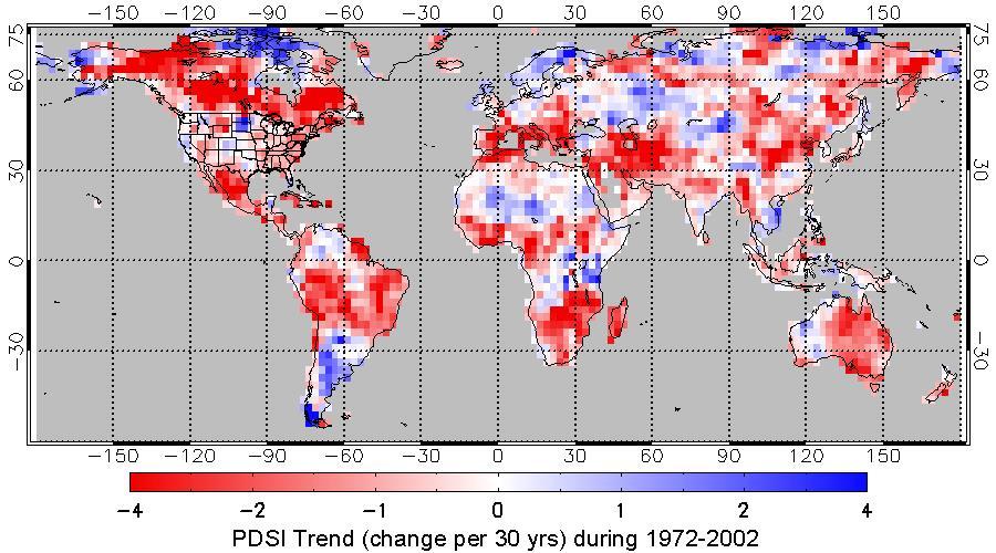 Spatial and Temporal Distribution of Global Drought Second most geographically extensive hazard, after flood, and covers 7.