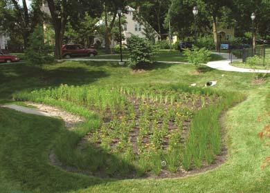 Capital Improvement Program Project: Public Works Center Rain Garden Category: Building Improvement Fund - All Facilities Existing Conditions Example of a Rain Garden