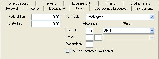 You can specify which deductions are by percentage and which are by amount in the Settings window. For more information, see Set Up Payroll Options in Chapter 3.