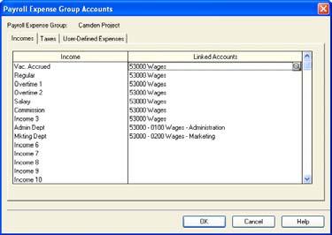 Part 1: Setting Up Set up a payroll expense group. See Setting Up a Payroll Expense Group later in this section to create a payroll expense group.