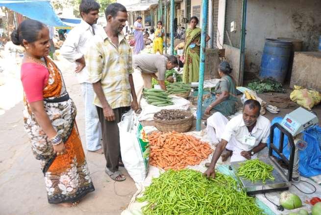 NO MARKET FEE No market fees is collected from the Farmers of Rythu Bazars.