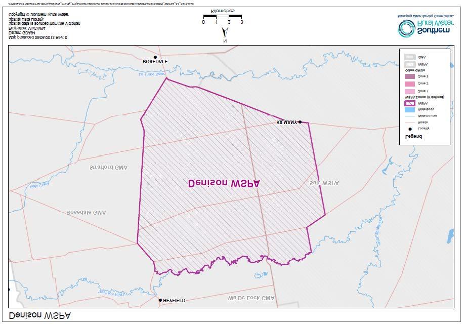 Appendix 1 Denison Local Management Plan Objective of the Local Management Plan The objective of the local management plan is to make sure that the groundwater resources in the Denison Groundwater