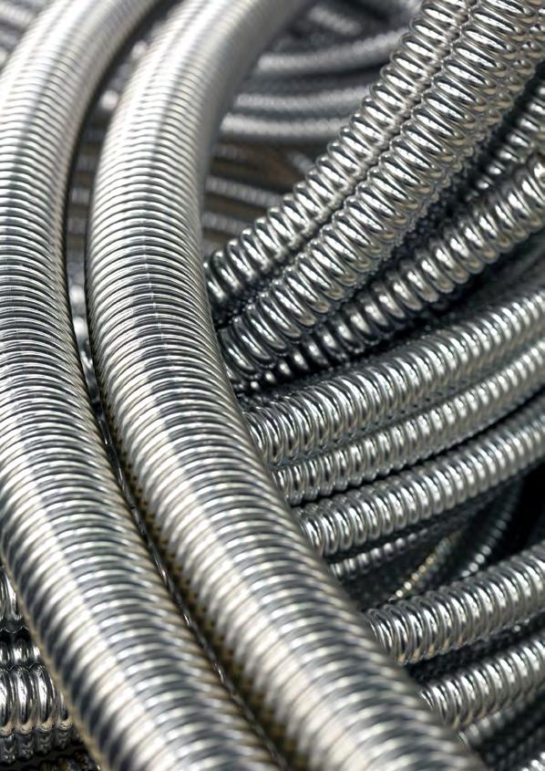 Flexible Corrugated Stainless Steel Tubes SST Group was one of the first companies in Russia to mass-produce corrugated stainless steel tubes for multipurpose usage The production of flexible