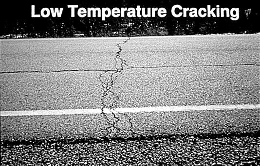 Thermal Cracking Courtesy of FHWA Caused by