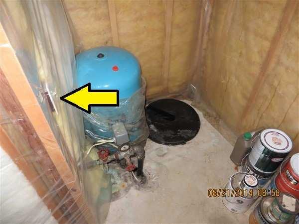 16 LOCATION: Utility Area SYSTEM: Insulation/Ventilation Plastic vapor barrier is not sealed at light switch To allow the light switch to function properly the
