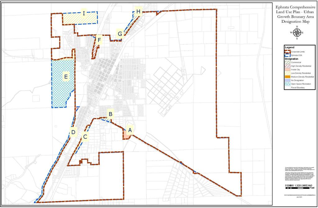 City of Ephrata Comprehensive Plan Growth