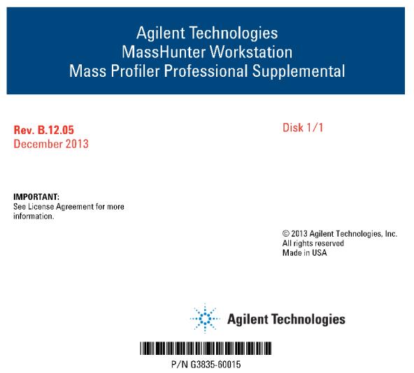 Supplemental DVD It will also be available on Agilent SubscribeNet in the near