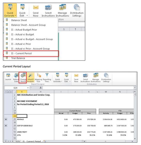 FINANCIAL REPORTS Sage 100 ERP Intelligence Reporting for the 2013 release includes enhancements to Financial Reports within the Report Designer including a new Current Month layout allowing users to