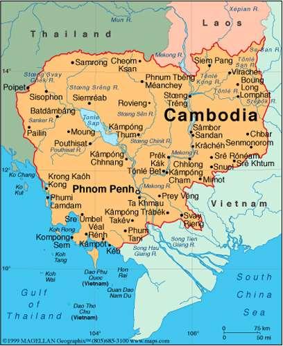 1. Basic Facts Of Cambodia Country: Area 181,035 sq km, water 2.5%. Population 14,241,640. Pop growth rate 1.