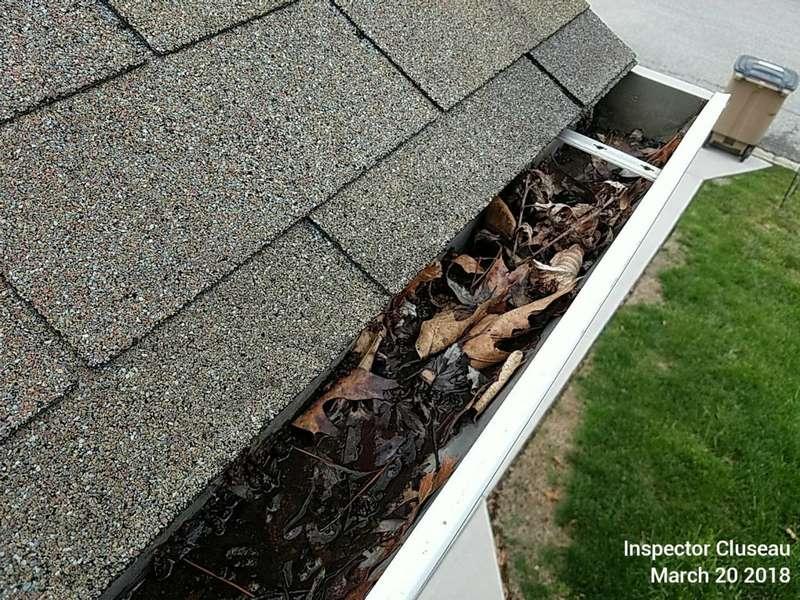 2 Roof Drainage Systems GUTTERS CLOGGED VARIOUS The leaves and debris need to be