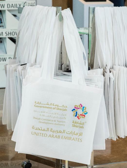 Exhibition Bags The ATM Exhibition Bags Sponsorship is an excellent branding opportunity on 20,000 bags distributed to all attendees at the show. These bags will be placed at the registration area.