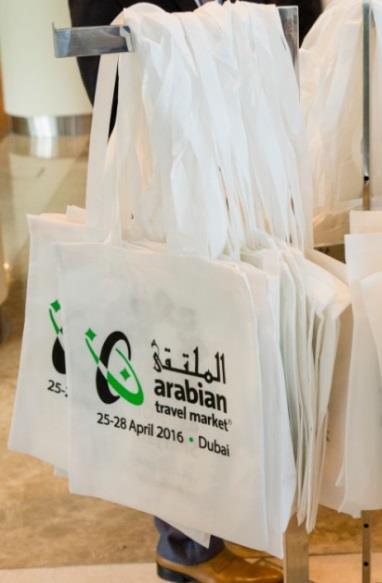 Sponsorship Package: Sponsor logo will appear on one side of the 20,000 exhibition bags that will be produced and distributed to all visitors and exhibitors.