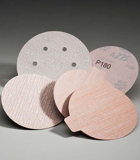 FEATURED PRODUCTS PAPER DISCS Light-Weight Paper Discs NO-FIL NORTON DRYICE A975 BEST CHOICE FOR THE MOST DEMANDING SANDING APPLICATIONS P-graded Norton SG ceramic alumina abrasive Unique