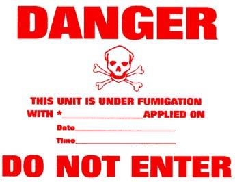 Unit, Class 9, name of the fumigant, amount of fumigant, date of fumigation, and any disposal information. i. NON-ODORIZED Mark Figure 10.
