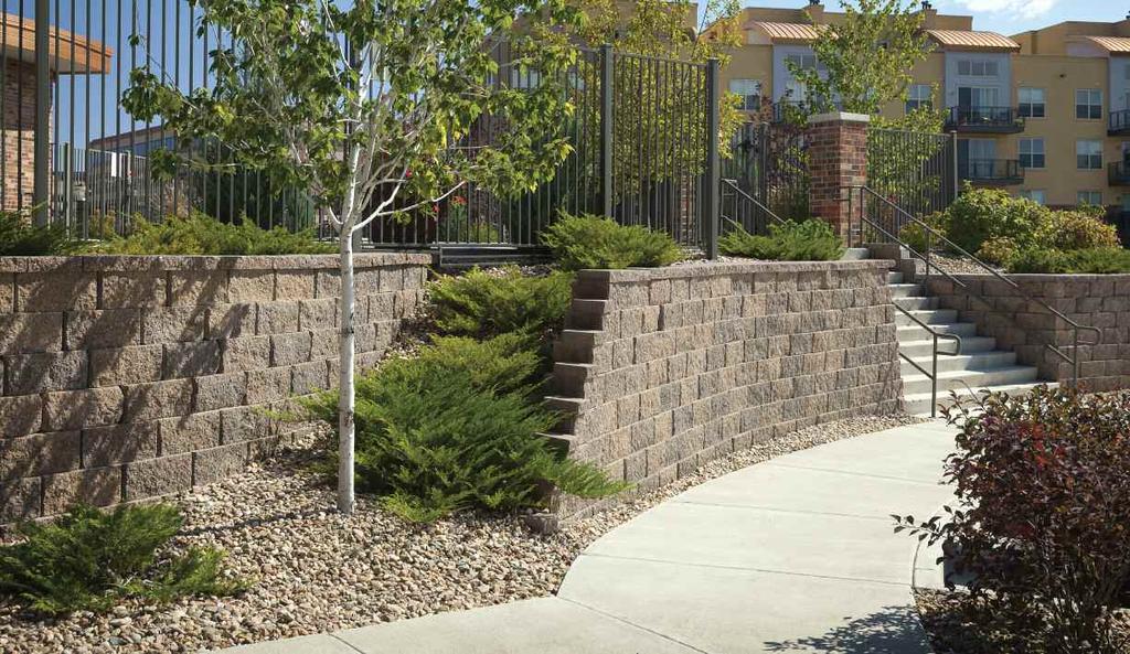 CONTENTS retaining WALL COLLECTIONS CONTENTS RETAINING WALL COLLECTIONS 57 RETANI ROCKFACE D R612 59 RETANI STRAIGHT