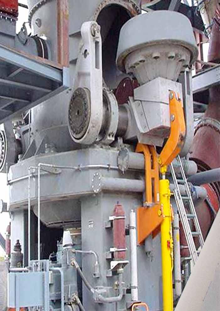 Mill operation / Functional description New or refurbished-plant, choose Loesche mills for high availability and reduced maintenance Grinding principle The feed material is ground in a Loesche roller