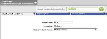 Step #2 Electronic Remit Style 1 Complete the Electronic Remit