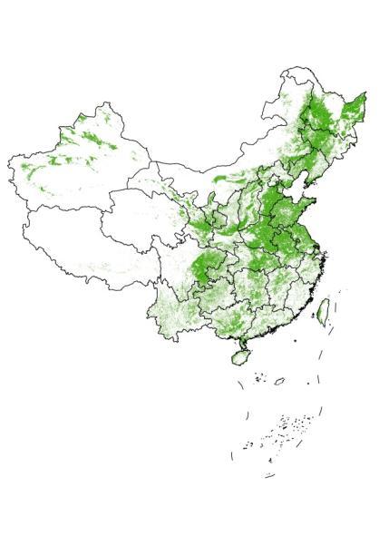 Methodology in CropWatch Arable land data are regularly updated ChinaCover2000