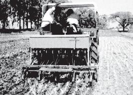 Fig. 4.16: Modern technological equipments used in agriculture consolidation of holdings, cooperation and abolition of zamindari, etc.