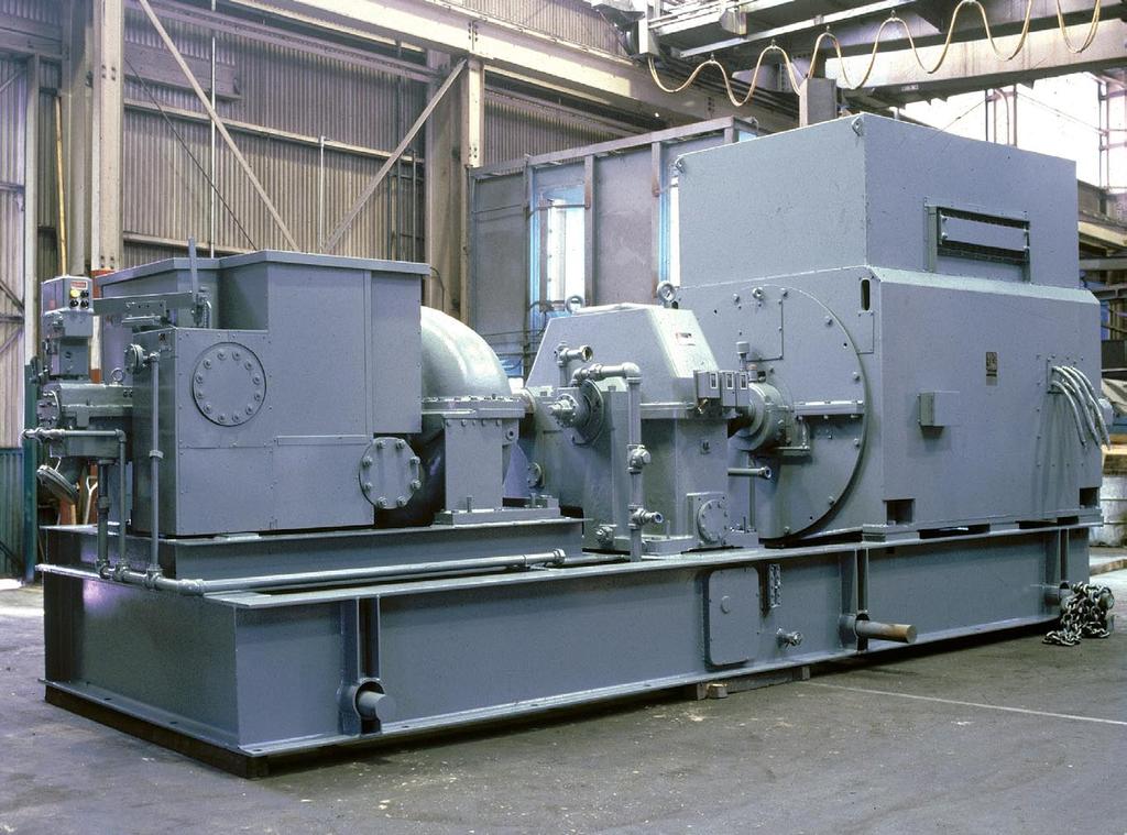 Complete packages An Elliott turbine-generator set is a completely integrated package.