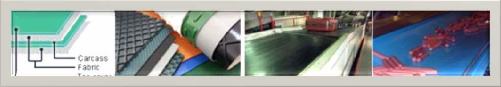 Light duty PVC conveyor belt Widely used in Logistics and airports, food