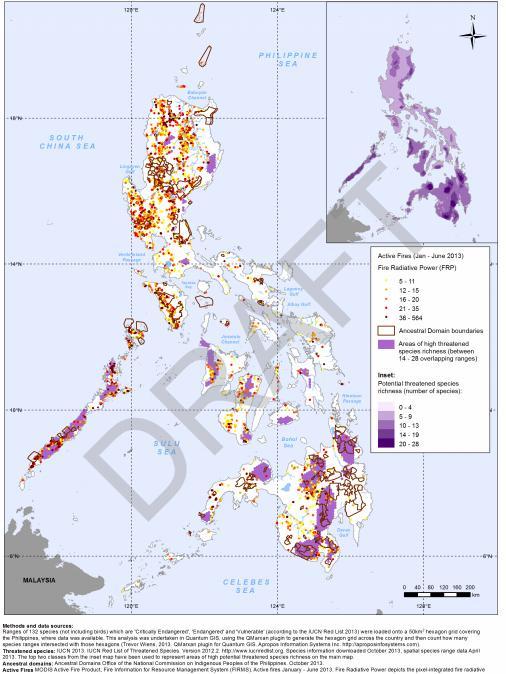 UNEP/CBD/COP/12/INF 15 Page 32 Annex III: The role of spatial analysis in exploring synergies between REDD+ and the Aichi Biodiversity Targets Maps can serve as useful tools in the decision-making
