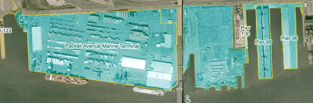 II. Packer Avenue Marine Terminal Approx. $188 million 2x Growth in container capacity new capacity: 900,000 TEUs* 1. PRPA Improvements: a. Berth infrastructure improvements b.