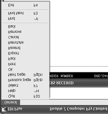 Conventions 1-4 EDI Processing with EDI Plus is always displayed on the menu bar near the top of the background window.