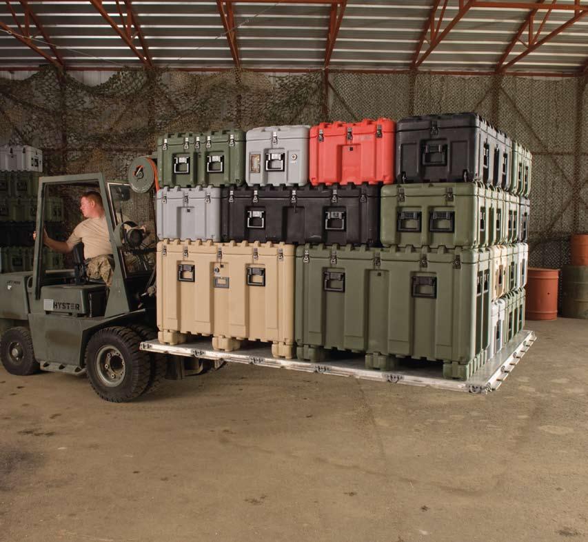 > 463L PALLET Military logistics have long relied on the 463L pallet to move large loads to the theater of operations.