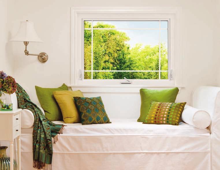 Single-Hung Windows Casement and Awning Windows F Fairfield Casement and Awning Windows feature an easy-touch crank