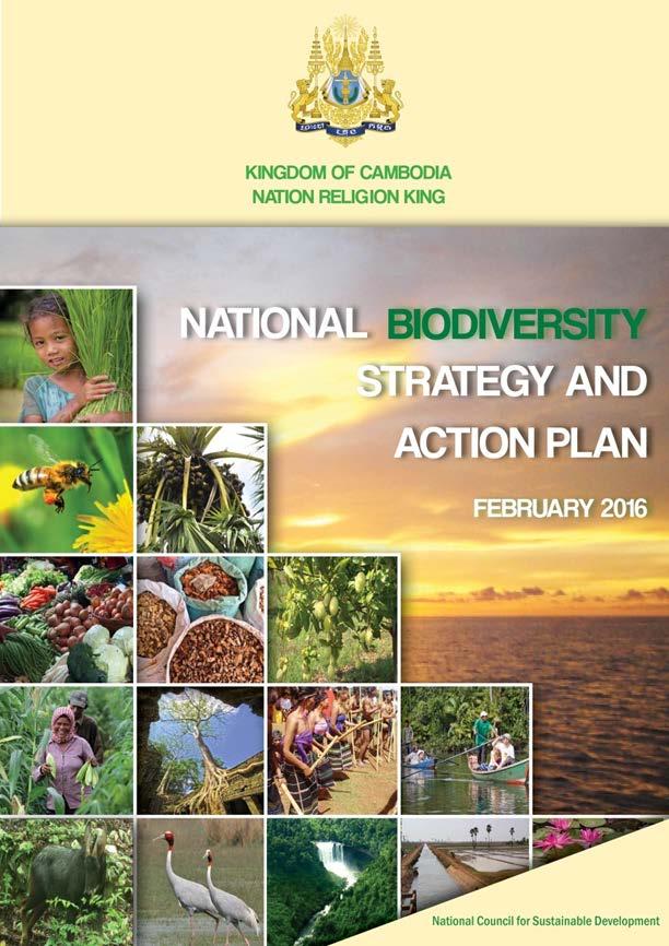 Background of Cambodia s NBSAP As signatory to the Convention on Biological Diversity, Kingdom of Cambodia developed its initial National Biodiversity Strategy and Action Plan (NBSAP) in 2002 with 17