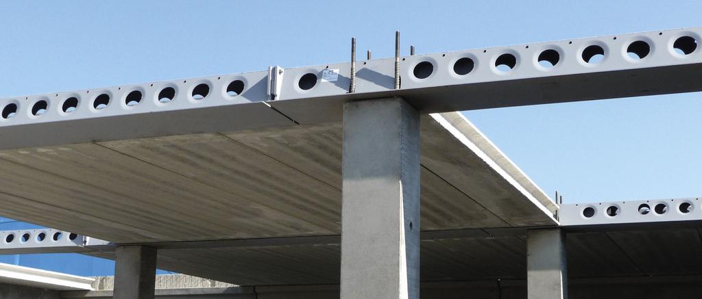 DELTABEAM Composite Beam System benefits Quick and easy installation Standardized connections Saves construction height Easy HVAC installation Cost-efficient Flexible DELTABEAM types and details