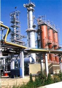 This Unite turns crude oil / condensate gas / mazut into useful products.