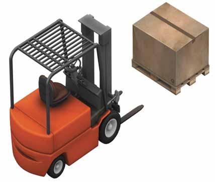 Push Back System Handling pallets with a fork-lift Unlike the