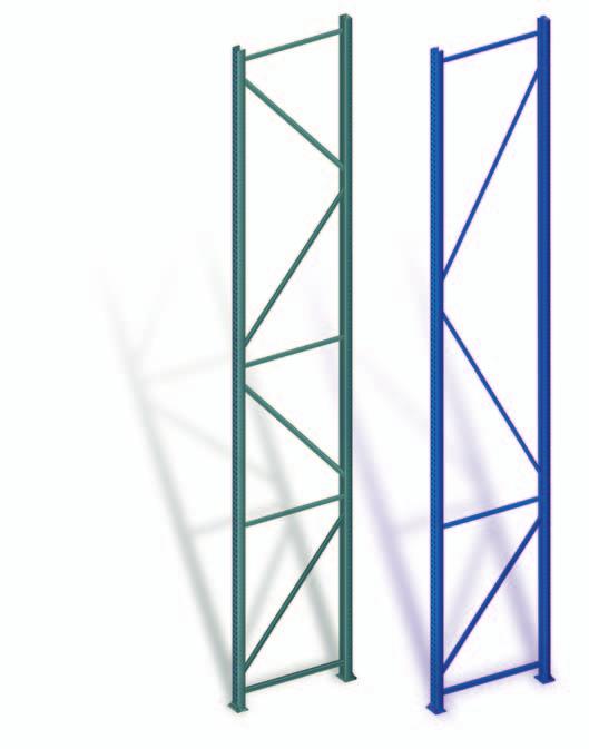 Frames Standard frames consist of two posts, horizontal and diagonal struts, and foot plates.