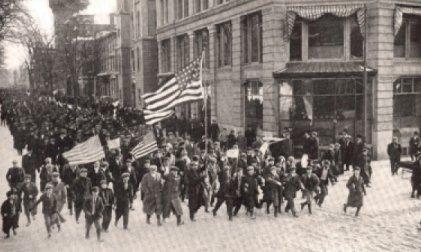 Textile Workers on Strike Workers formed unions to try to improve working conditions Samuel Gompers